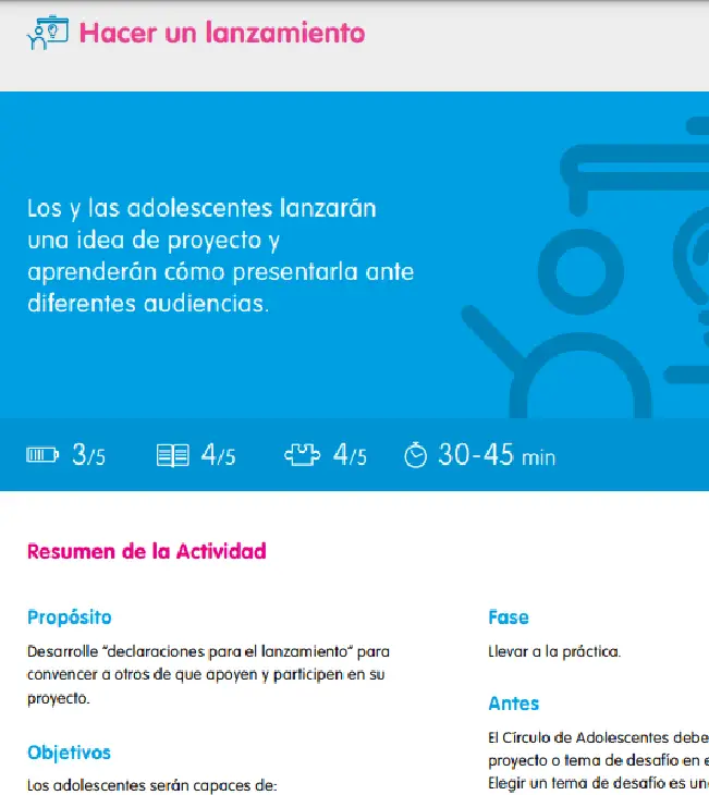 Hacer un lanzamiento