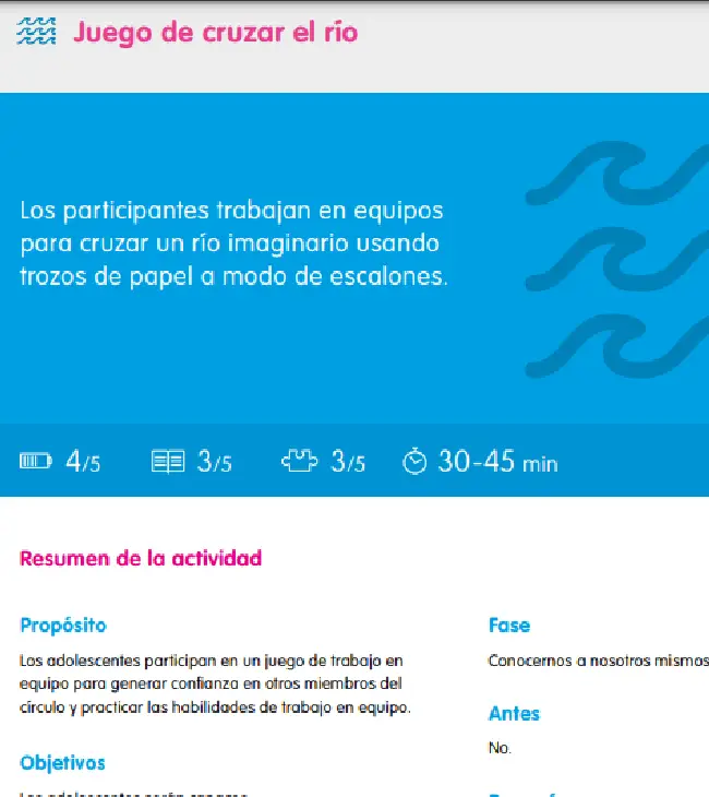 Juego de cruzar el río