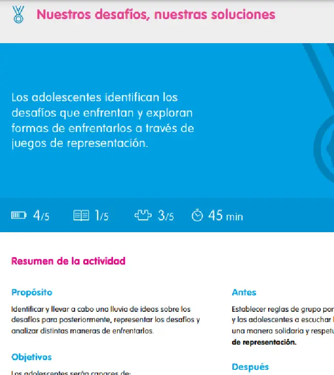 Nuestros desafíos, nuestras soluciones